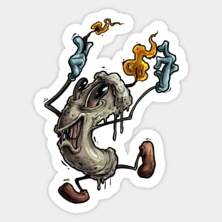 Scorched Sticker